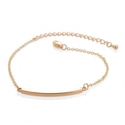 Fashion Chain Plated 18k Gold Bracelet for Women