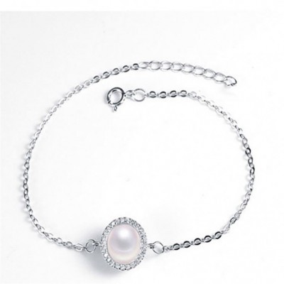 High Quality Pearl Silver Charm luxury bracelet